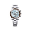 Rolex Cosmograph Daytona features a striking ice-blue dial 40mm