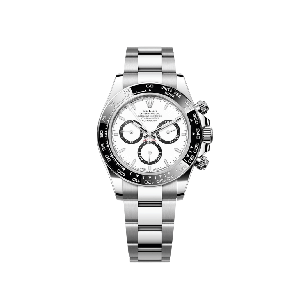 ROLEX Daytona Oystersteel White Panda Index Dial