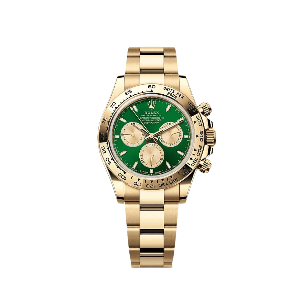 Rolex Cosmograph Daytona with a striking green dial 40mm
