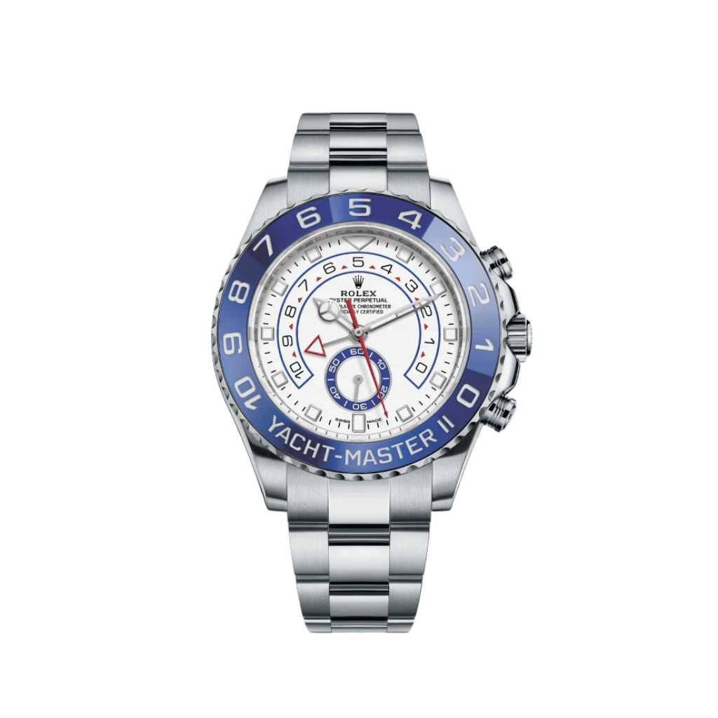 The Rolex Yacht-Master II Oystersteel case 44mm