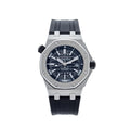 Audemars Piguet Royal Oak Offshore Diver 42mm with a grey dial and grey rubber strap