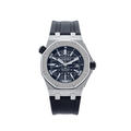 Audemars Piguet Royal Oak Offshore Diver 42mm with a grey dial and grey rubber strap