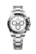 ROLEX Daytona Oystersteel White Panda Index Dial