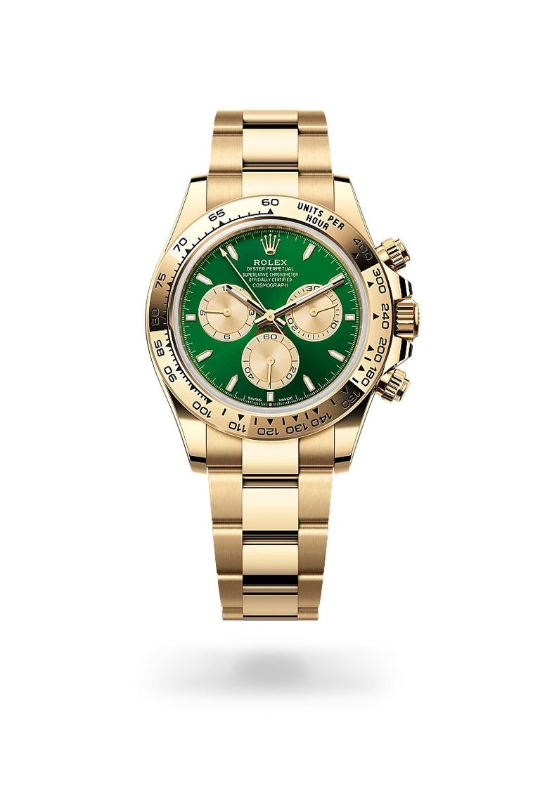 Rolex Cosmograph Daytona with a striking green dial 40mm