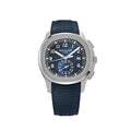 Patek Philippe Aquanaut White Gold Blue Dial